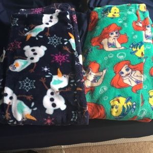 3 for 6 deal/Frozen and little mermaid pj’s!